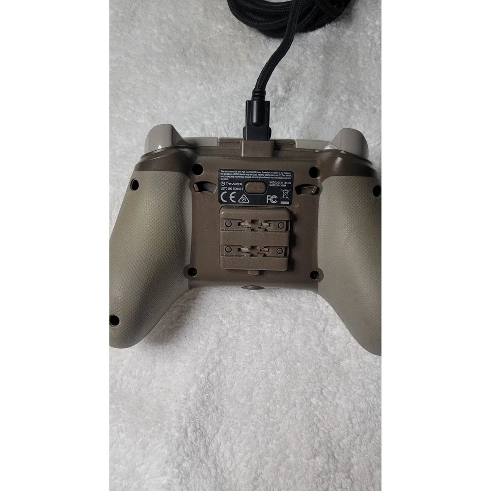 PowerA Enhanced Wired Controller Xbox Series X S One PC White Gold 1514146-02